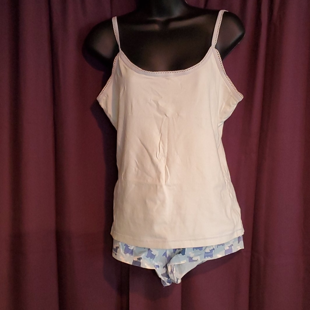 Bass tank & boy short pj set